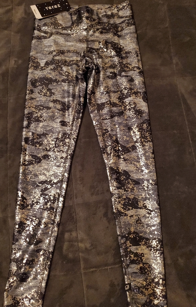 Metallic Camo Leggings